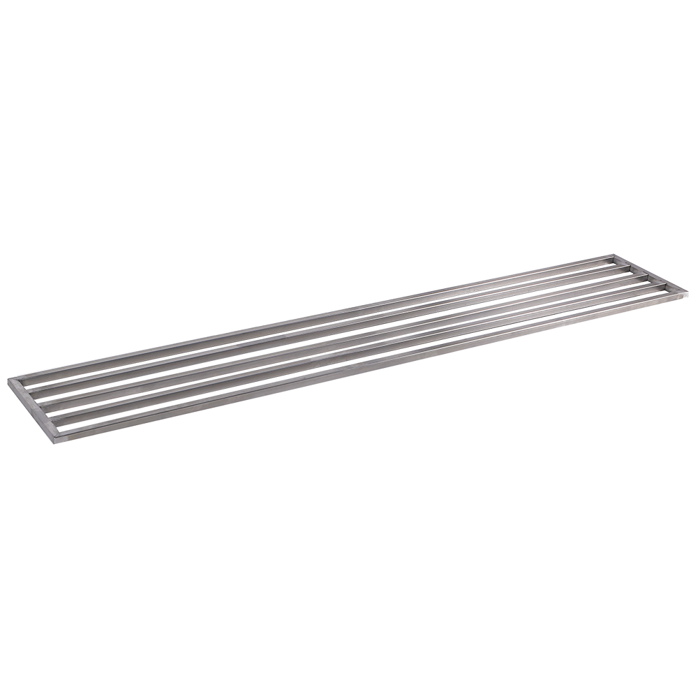 Etagère murale ajouré 1400x400 - 1 niveau + 2 consoles fixes